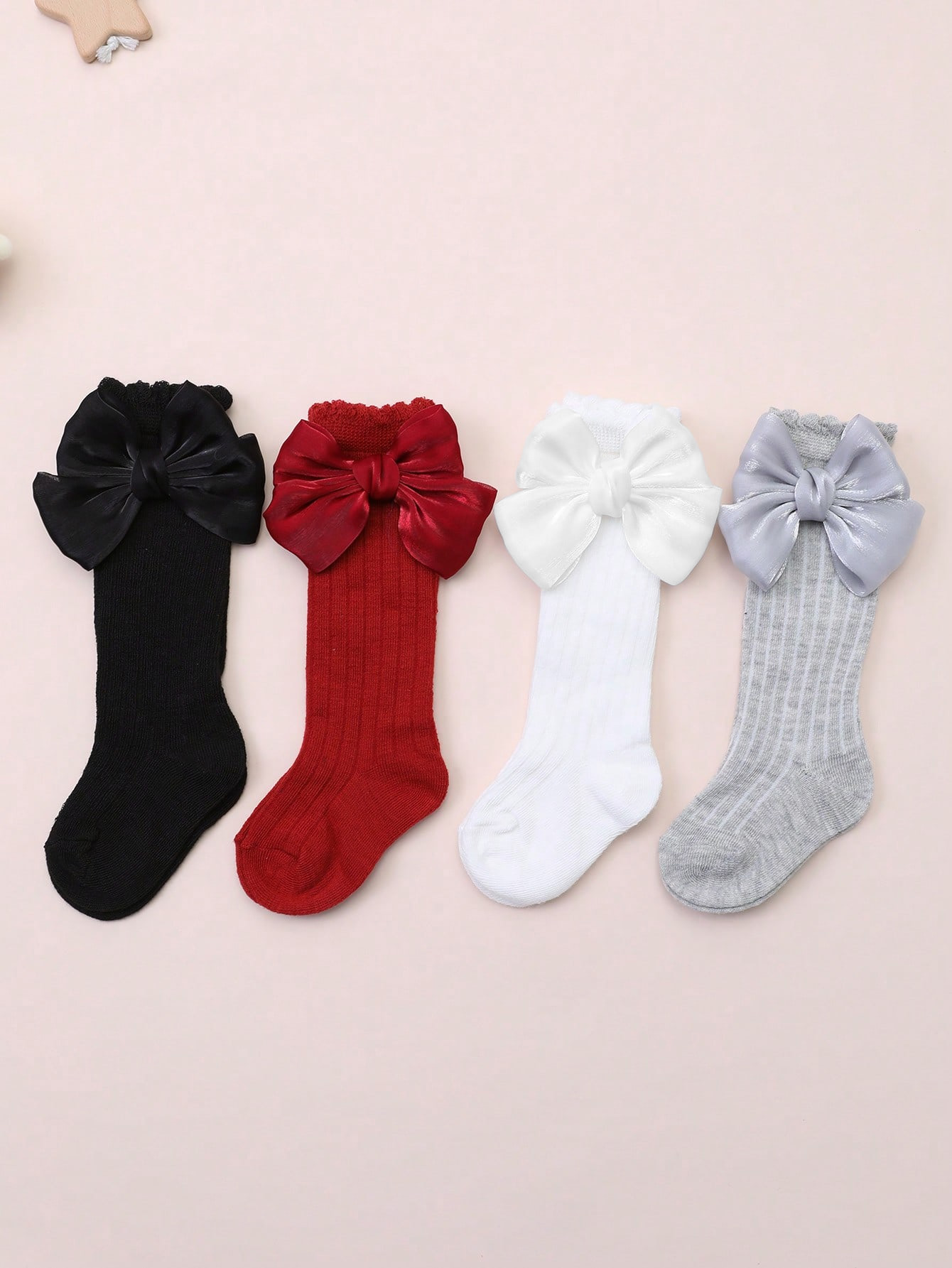 4 Pairs Baby Girls Socks with  - đánh giá và giá Baby Sock Oximeter
