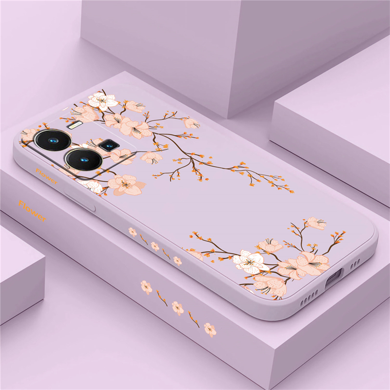 Floral Flower Case for VIVO Y9 - đánh giá và giá Vivo Y28