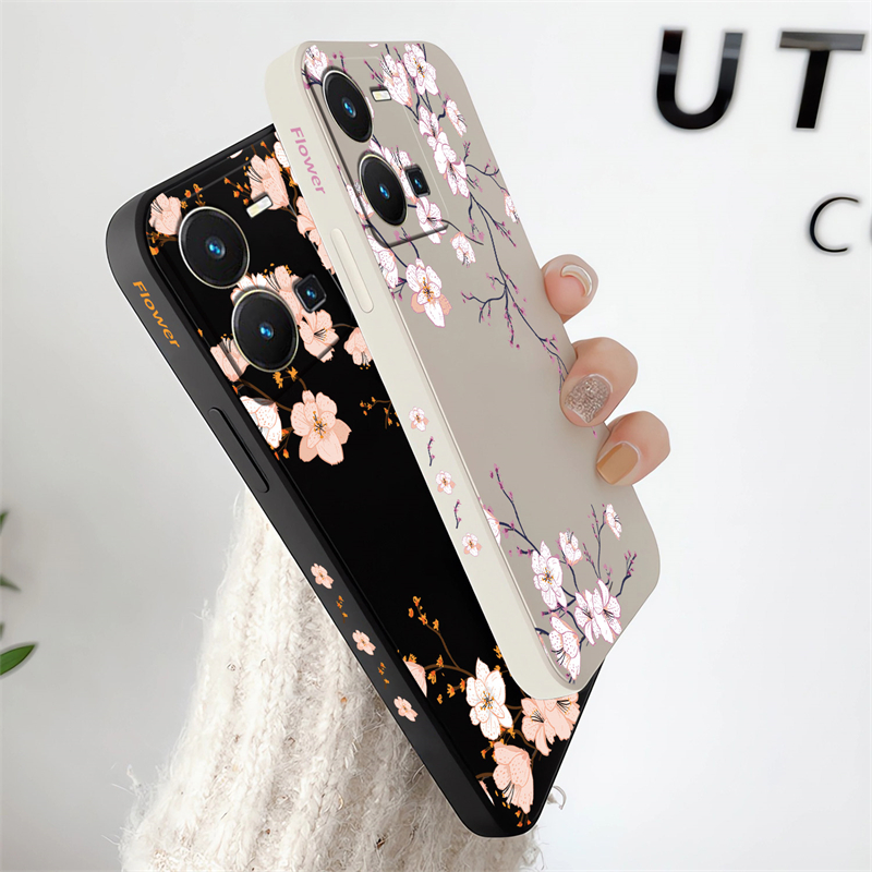 Floral Flower Case for VIVO Y9 - đánh giá và giá Vivo Y28